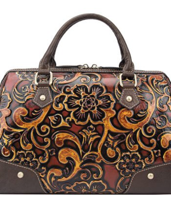 New Top Layer Cowhide Soft Leather Large Capacity Ladies Shoulder Bag