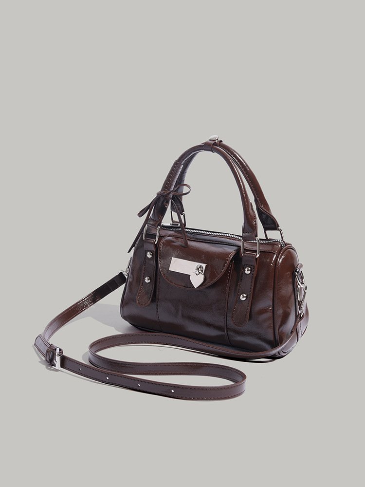 Sweet Cool Love Heart Bow Tie Handbag Female Niche