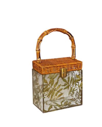 Acrylic Handbag Bamboo Small Bag Transparent Bag Female Summer