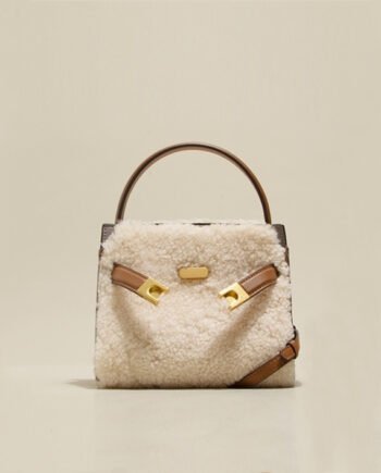 Lamb Wool Bag Autumn And Winter Fashion All-matching Women's Leather Plush Bag