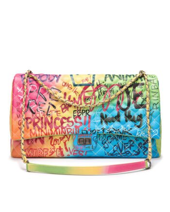 Women's Messenger Bag Rhombus Chain